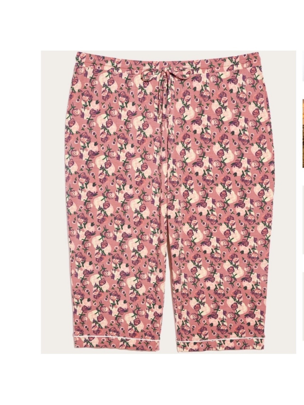 Knix x Anna Sui Modal Sleep Pant in Rose Boquet